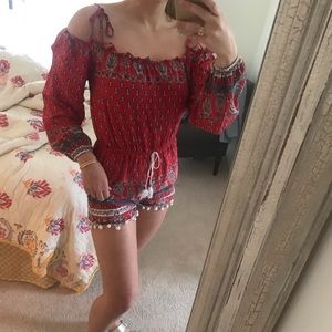 Band of Gypsies Red Romper ❣️